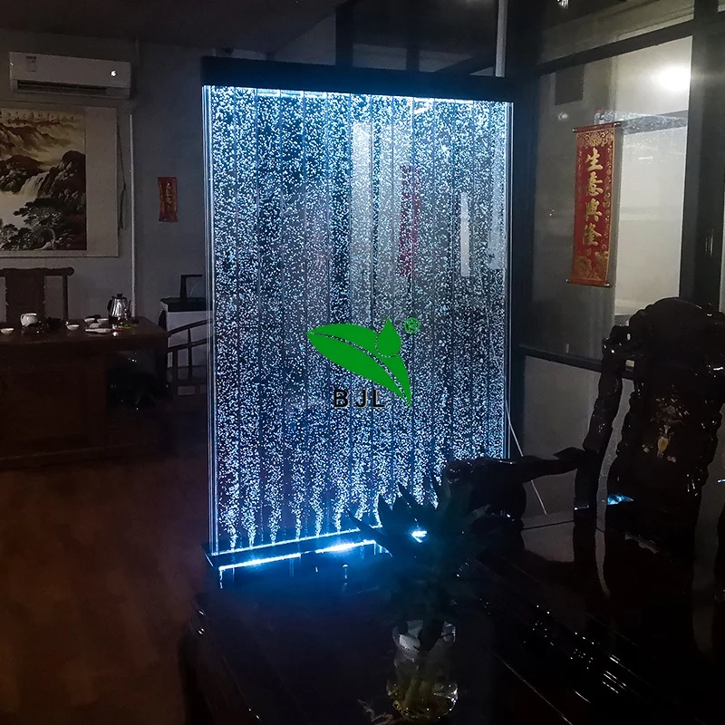 

Decorative design home partition walls LED water bubble wall feature, 16 colors changing