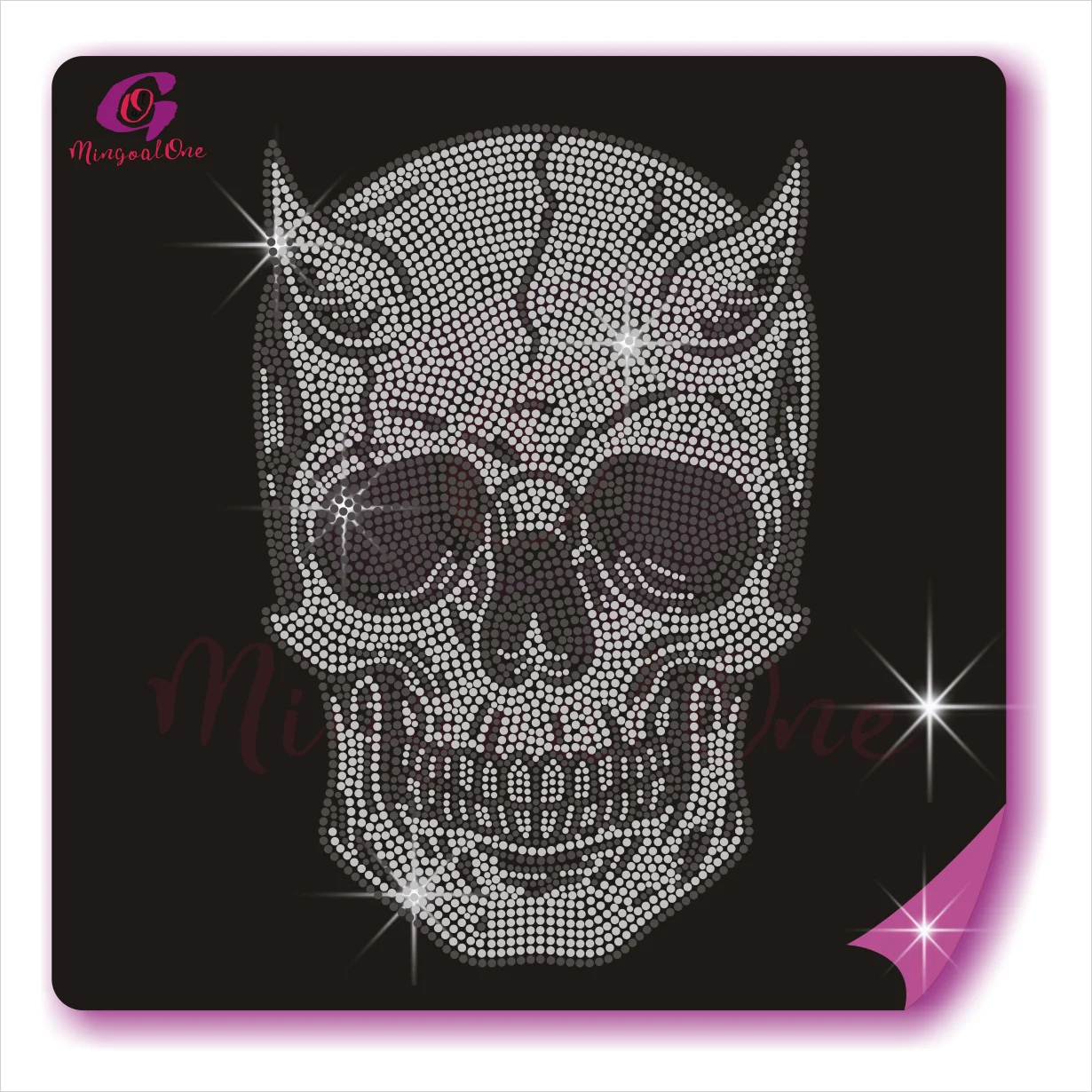 

Cool Wholesale Price Skull Hotfix Rhinestone Transfer Popular Rhinestone Iron On Transfer Designs, Select from color chart