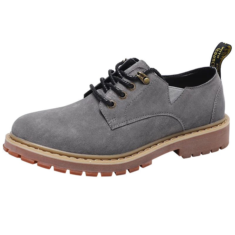 

Men's comfortable inner soft insole rubber sole fashion low helper tooling boots