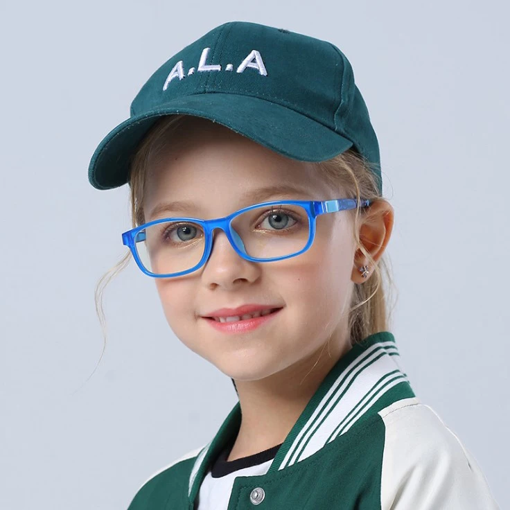 

Classic Blue Light Blocking Glasses Kids Blue Frame glasses Rubber glasses Kids