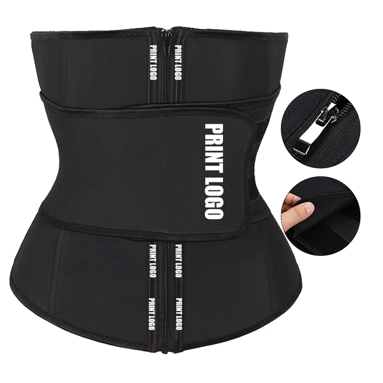 

Custom Print Logo Plus Size Xs-9Xl Women Workout Slimming Tummy Control Compression Belt Waist Trainer Latex