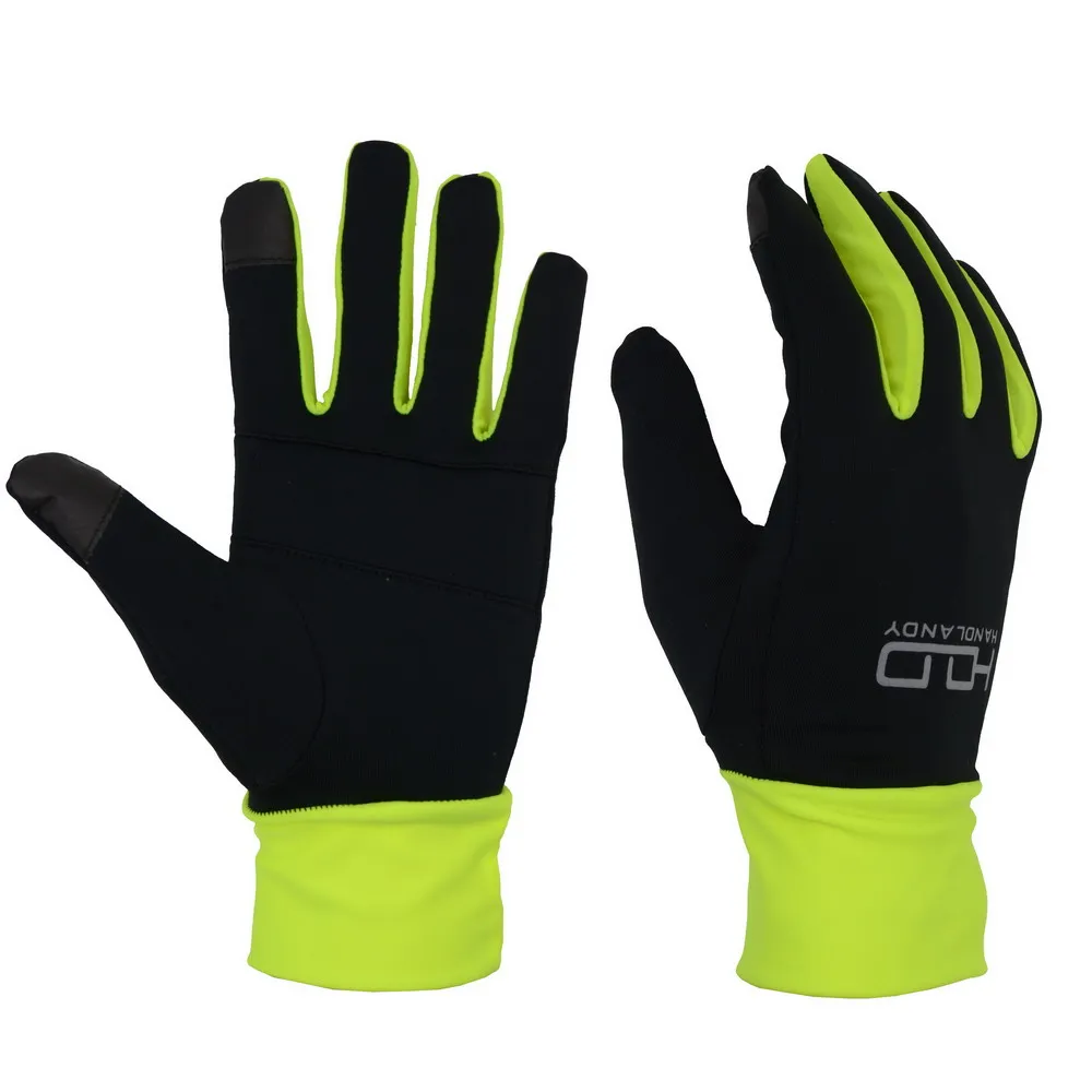 

HANDLANDY Driving Riding Cycling Winter Warm Outdoor Touch Screen Running Gloves, Blue/black