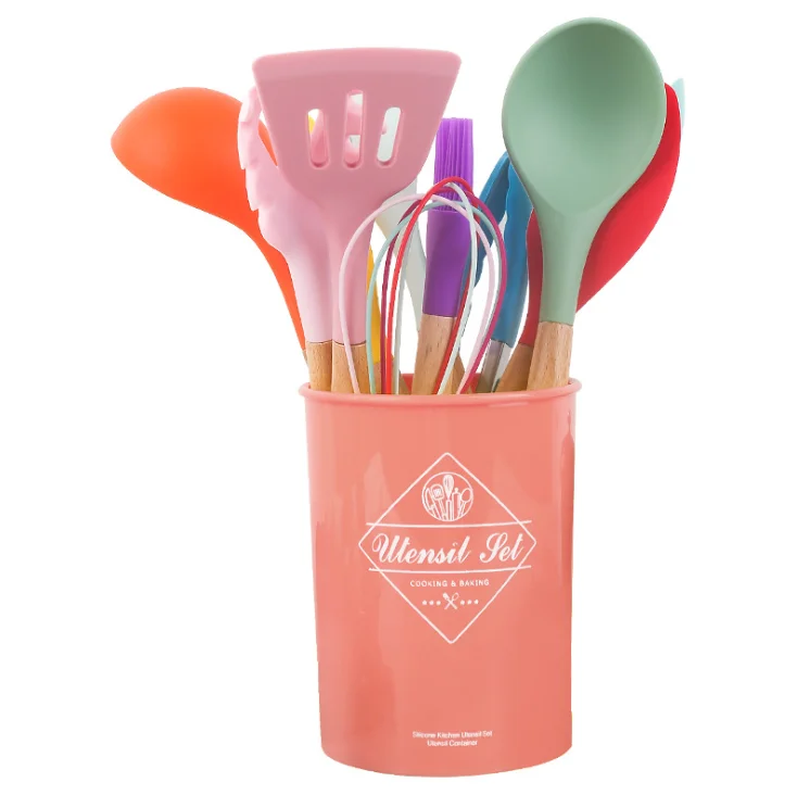 

Home utensils kitchen tools kitchen accessories cooking tool sets silicone 11 pieces kitchenware cookware sets, Customized