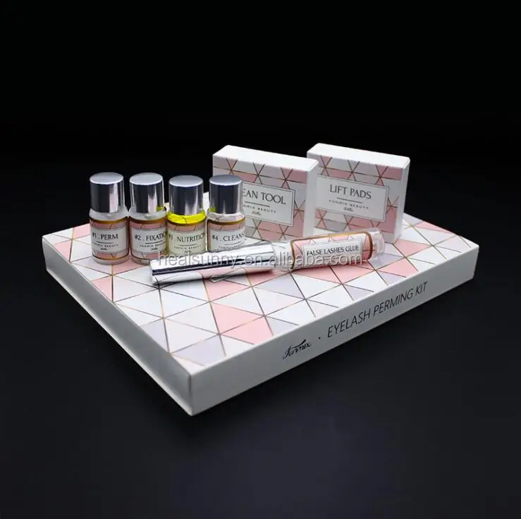 

Private label lash lift eyelash perming, White