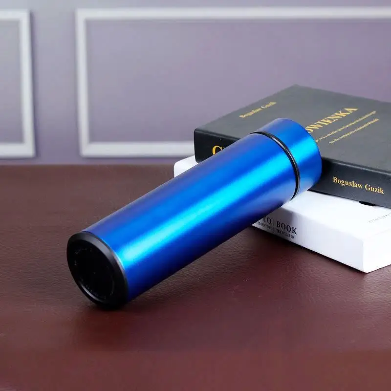 

best christmas gift smart cup ,NAYqd outdoor intelligent led display smart thermo reminder water bottle in custom, Silver