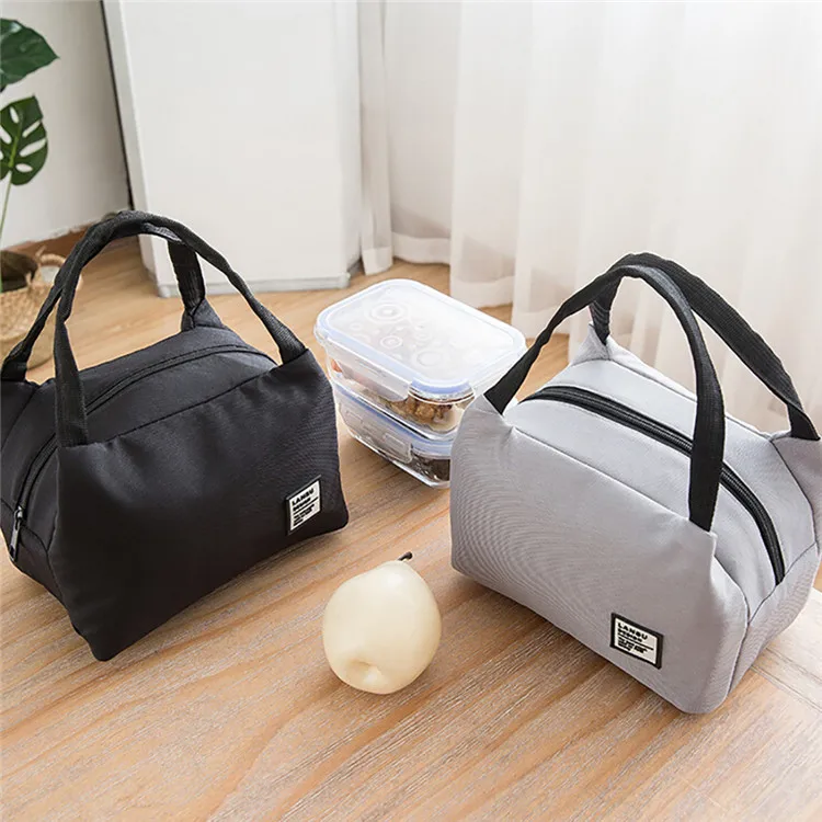 

New Portable lunch bag Oxford cloth thermo tote aluminum foil thermal bags