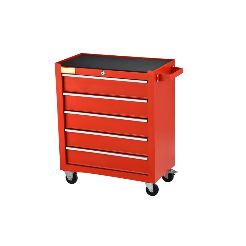 Tool Trolley Tool Box Metal 10 Sliding Drawers 2 Handles 4 Castors Storage Organiser