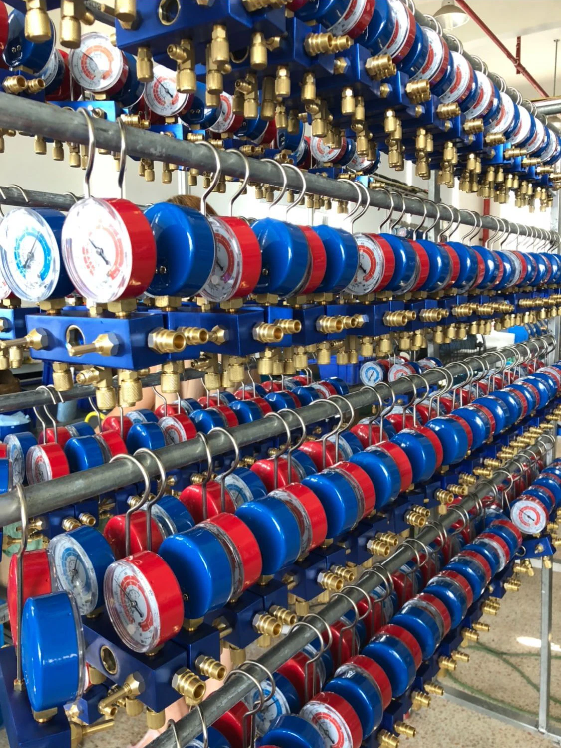 Ct536 A Brass Manifold Gauge Set Hvac Refrigeration System Auto Air