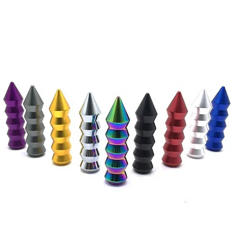 Hot sale universal aluminum alloy cone car gear head shift knob non-slip car gear shift knob