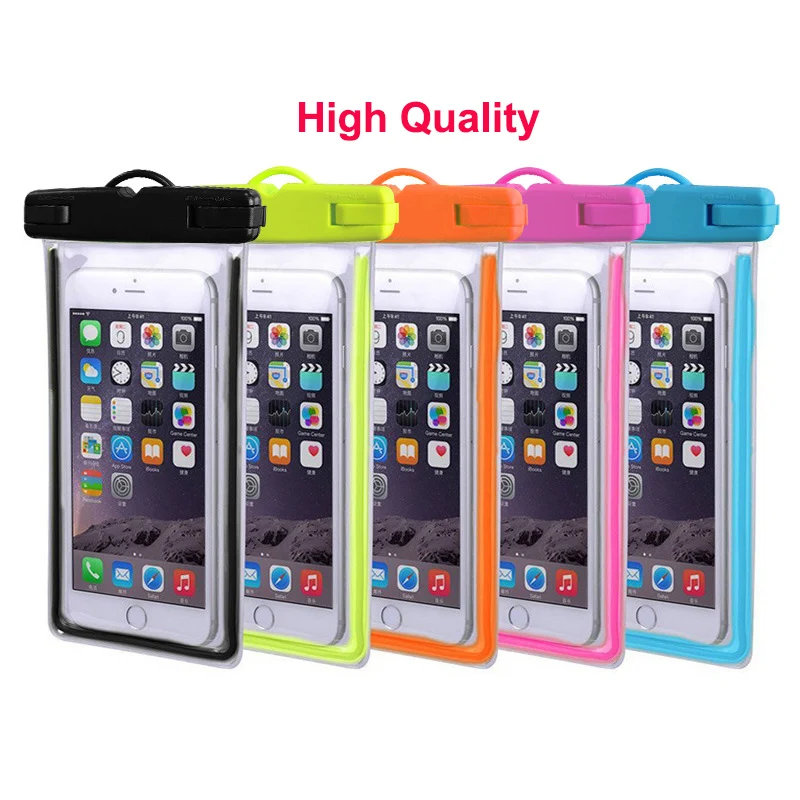 

Custom Universal PVC Waterproof Cell Phone Case Waterproof Bag Phone Accessories Mobile Case, Multi