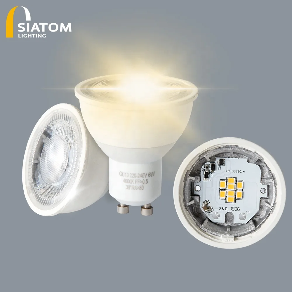 Squamous Lens 7 watt Spotlight GU10 LED Warm Light Bulb For Indoor Lighting