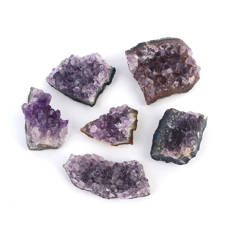 

New arrival mineral specimen amethyst cluster geode crystal raw rough stone for healing