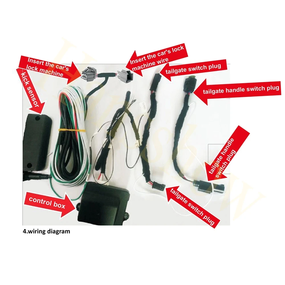 Smart Foot Sensor Controlled Opening And Closing Tailgate Liftgate Foot