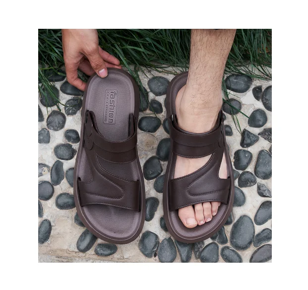 

Men's beach shoes sandals anti slip soft soles soft surfaces casual wear-resistant and fashionable