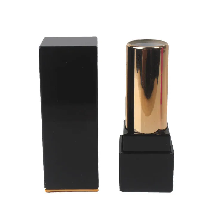 shiny gold lipstick containers