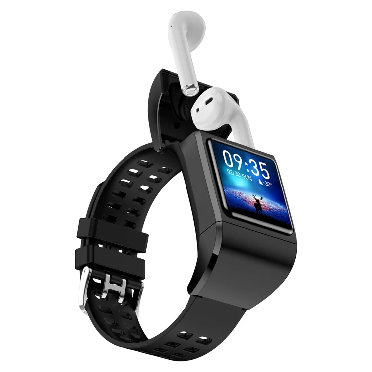 

Hottest Selling App Control 1.3 inch IPS Screen Fashion Sleep Watch Monitor Wireless Android Smart Watch With Earphones