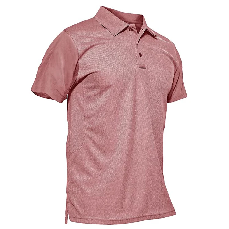 

Garment Manufactures Polyester Men's Quick Dry Polo Shirts Custom Logo Moisture Wicking Combat Tactical Golf Polo Shirt Male