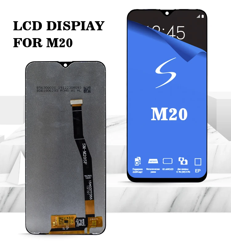

Factory price pantalla lcd display replacement for samsung M20