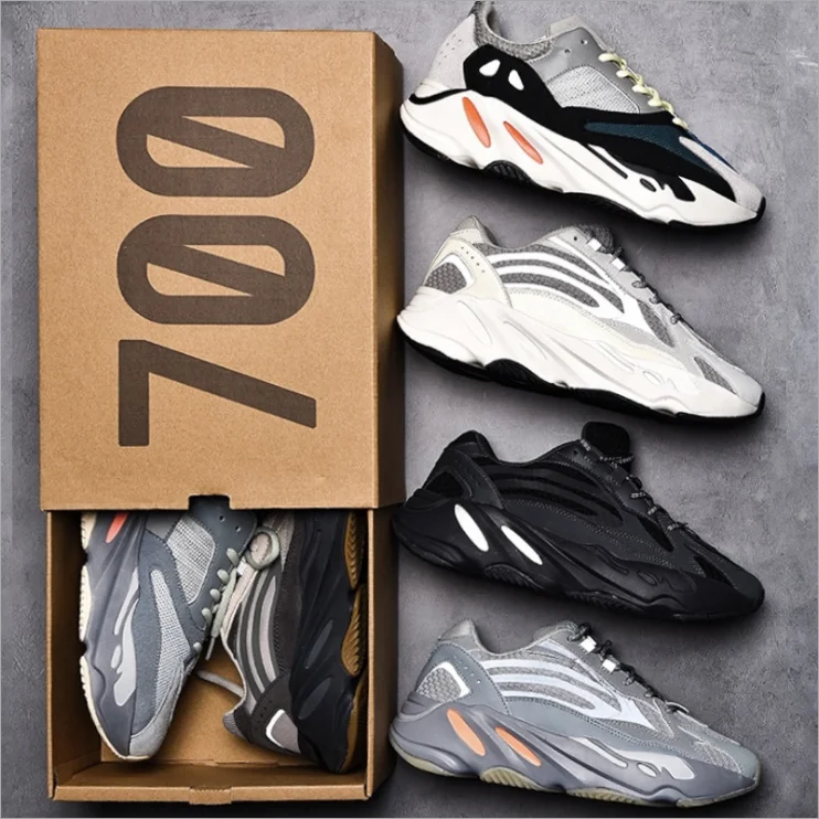 

2021 Latest Design Original Shoes Style 1:1 Yeezy High Quality Yeezy Shoes Men Fashion Yeezy 700 V2 V3 Running Sports Shoes