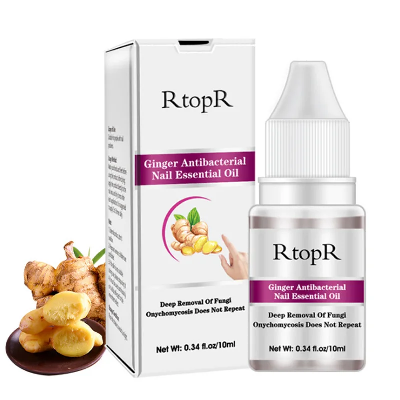 

RtopR Nail repair Nail liquid repair care nutrient solution Ginger Antibacterial Nail Essential Oil Anti-fungal Nourishing