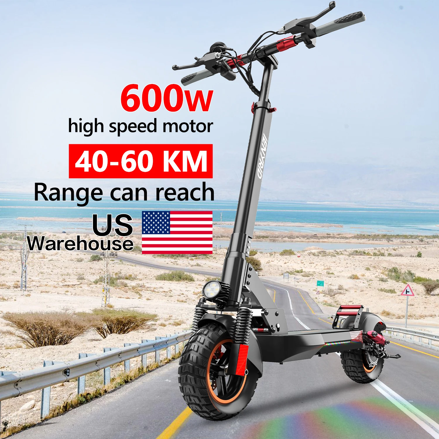 

US Warehouse iENYRID M4 10ah 600W Two Wheel Folding E-Scooter Kick Scooter 10Inch Tire electric scooter wholesale