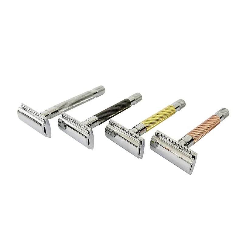 

Ready To Send Women Bikini Safety Metal Razor For Body Double Edge Safety Shaving Razors For Face, Customized color