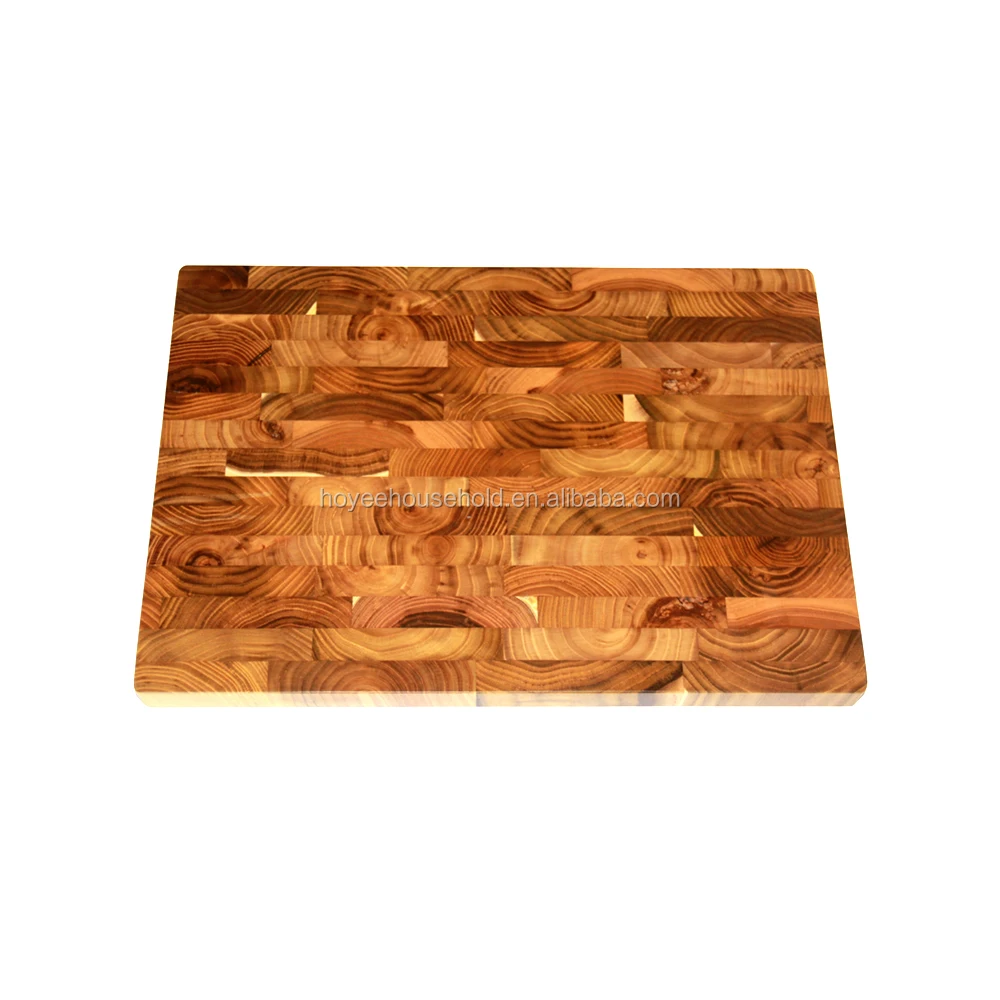Teak Wood End Grain Chopping Block Cutting Board Buy Kitchen Chopping