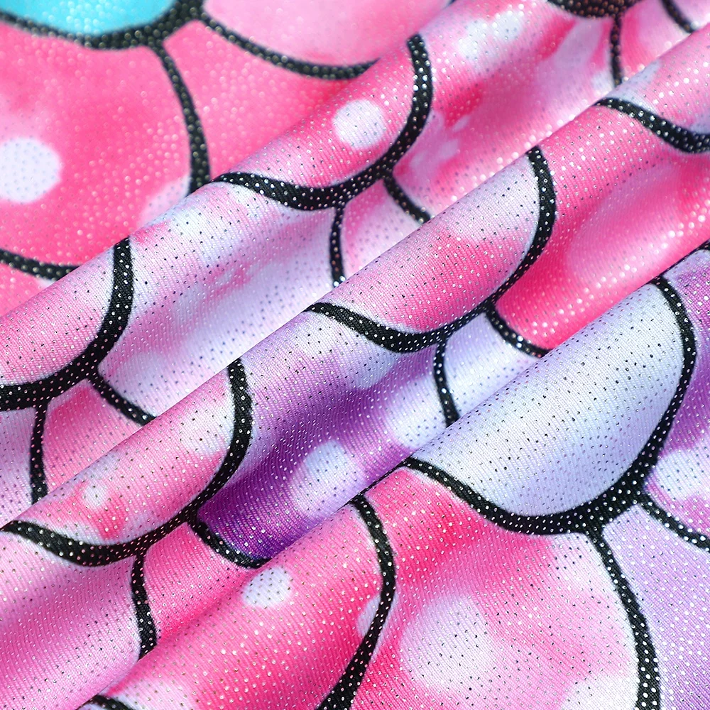 
Gymnastics Leotards for Girls Biketards With Shorts Dance Unitards 3-7 Years 