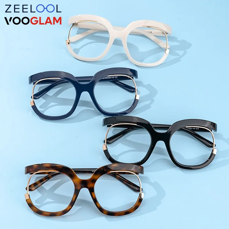 

Zeelool popular large eyeglasses frame tr90
