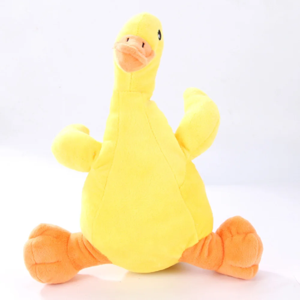 

Wholesale Dog Squeaky Cute Stuffed Plush Toys Yellow Duck Molar Dog Chew Toy