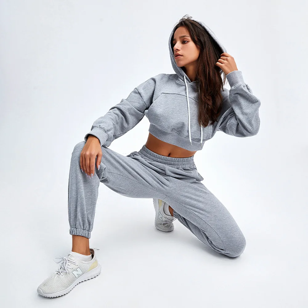 

CHS0001W Hot sale womans jog suit fall set 2 piece pajamas for women sweatsuit set tracksuit suit