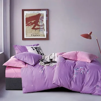 lilac kids bedding