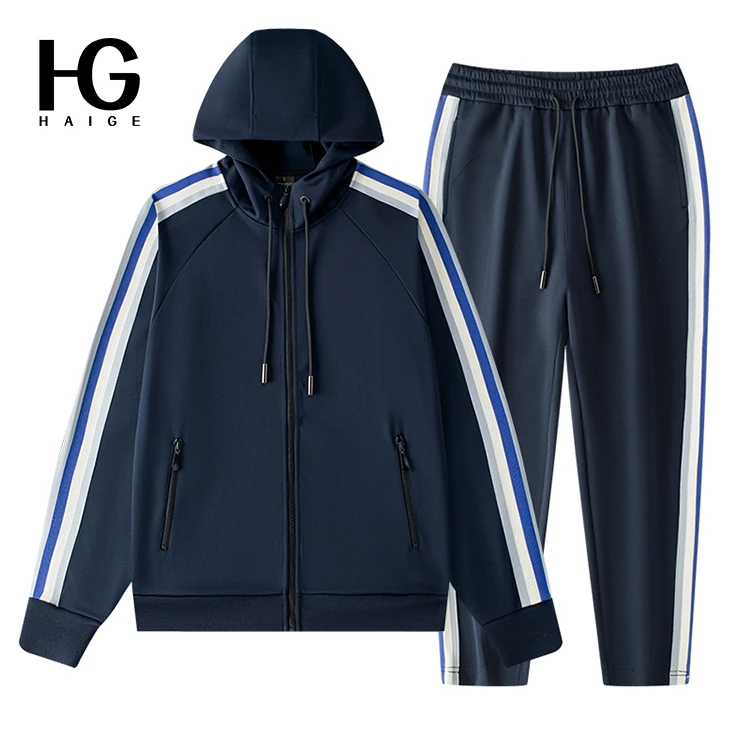 

New European And American Men Hoodie Set Trend Sport And Leisure Suits Outdoor Running Sports Fashion Men Joggers Suits Set