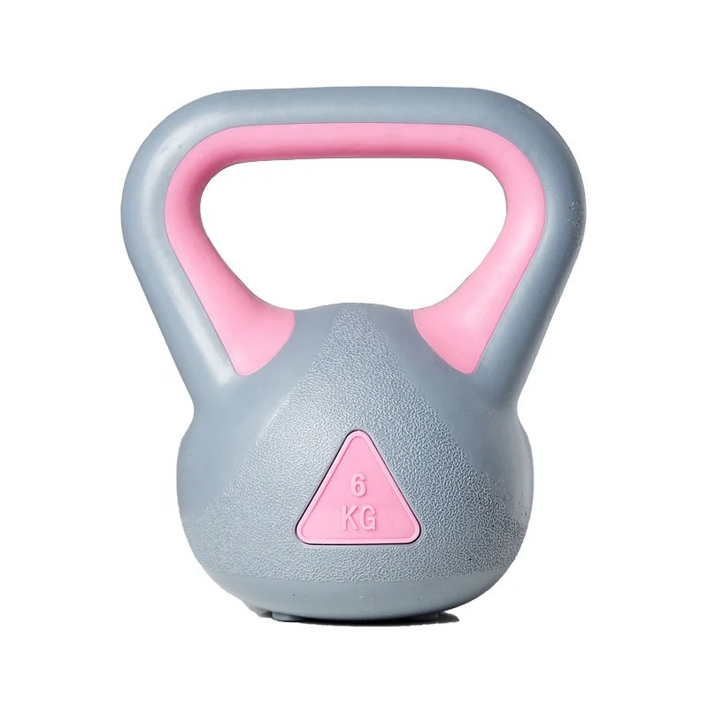 

Wholesale Professional Custom Logo Competition Fitness Equipment Gym Home Heavy Pink Training Plastic Kettlebell, Pink,blue