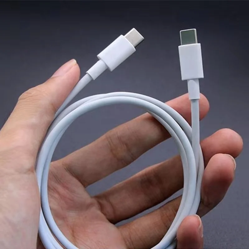 

PD Cable USB C to USB Type C For Xiaomi Samsung Huawei 3A Quick Charging 4.0 60W Fast Charging for MacBook Pro iPad Charge Cable, White