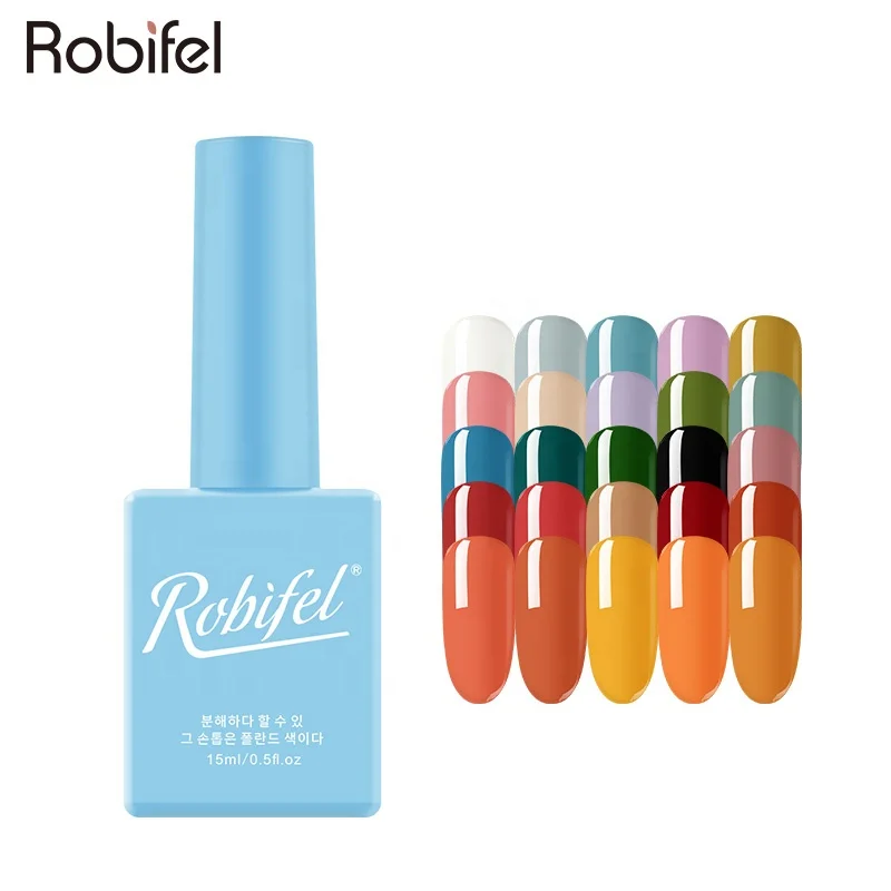 

Robifel RTS 100 Colors In One Set Korean Style Hot Sale UV Gel Nail Polish Ket For Nail Art, 100colors