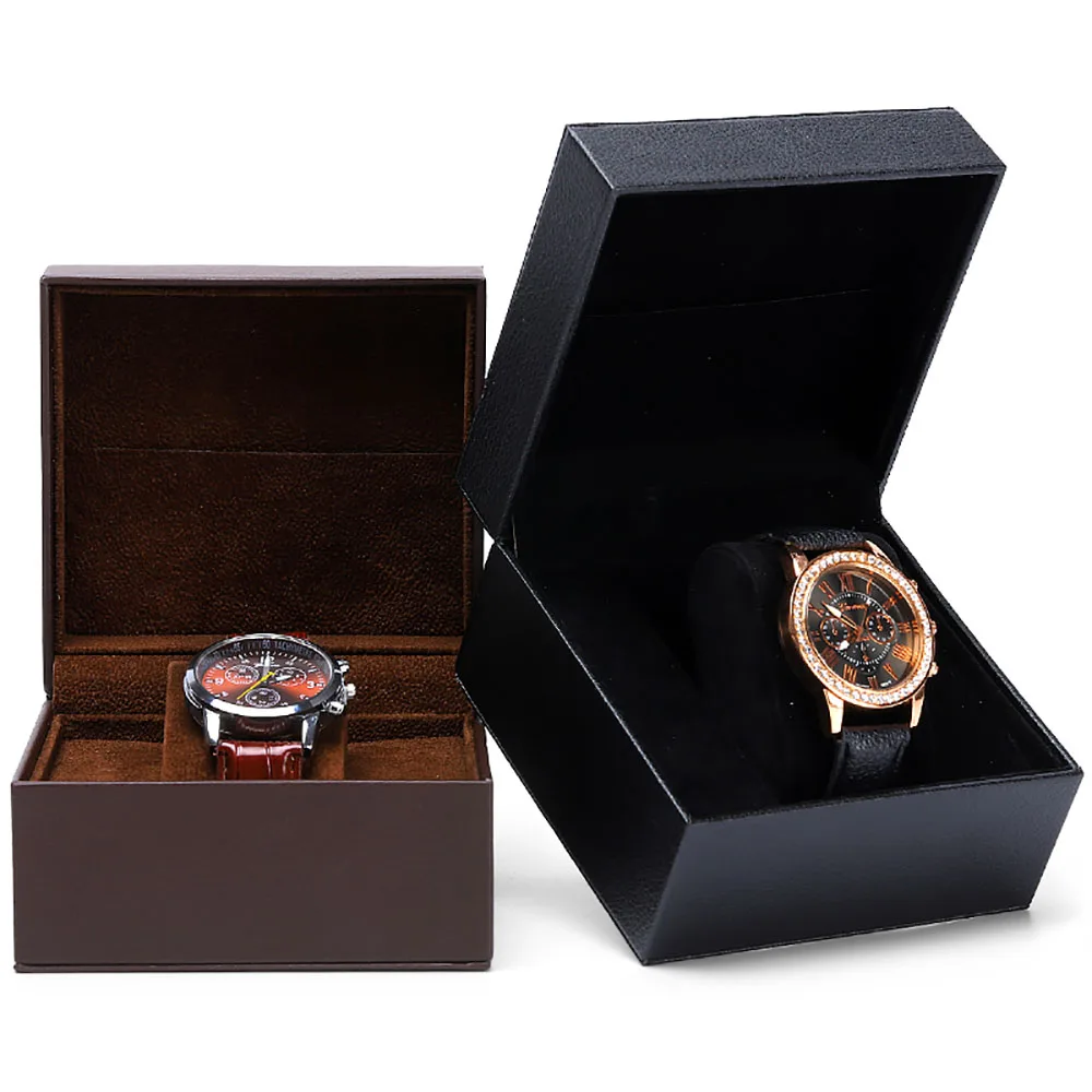 

DIGU wholesale custom watch packaging gift box high end leather watch storage box, Customized color