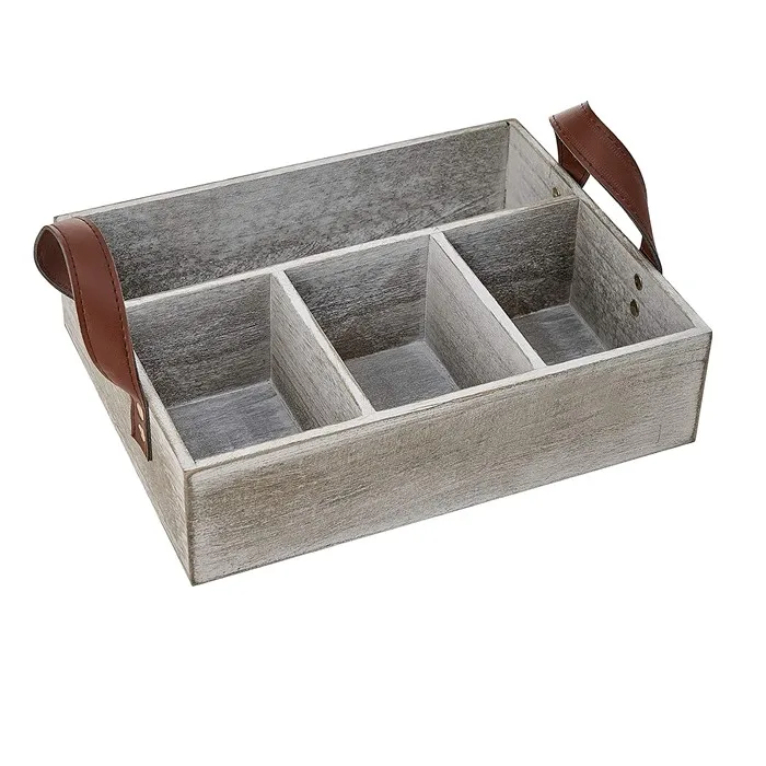 

Luxury Leather Handles Portable Makeup Box Gift Wooden Boxes Factory Wholesale, Natural wood color