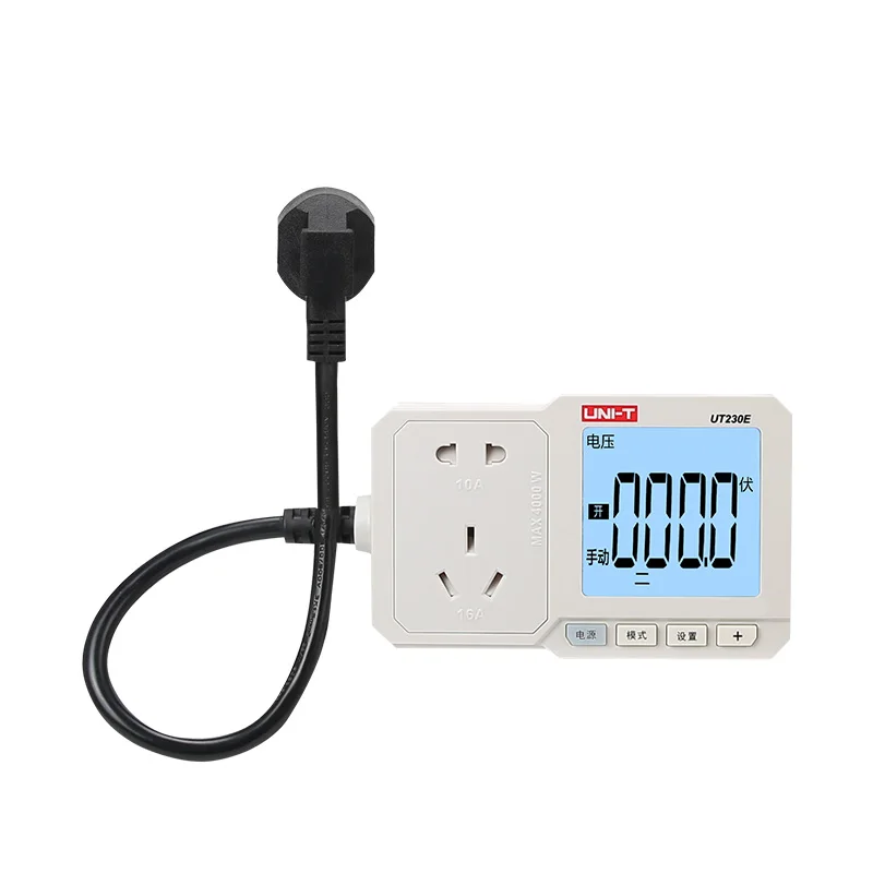 UNI-T UT230E 1W ~ 4000W Thời Gian Đo Điện Ổ Cắm Quang Power Meter Mini