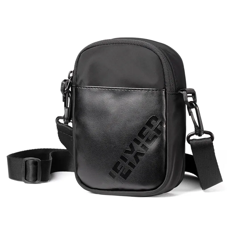 

W1061 Trendy fashion men's one-shoulder messenger bag outdoor leisure multifunctional waist bag wear belt mobile phone pocket