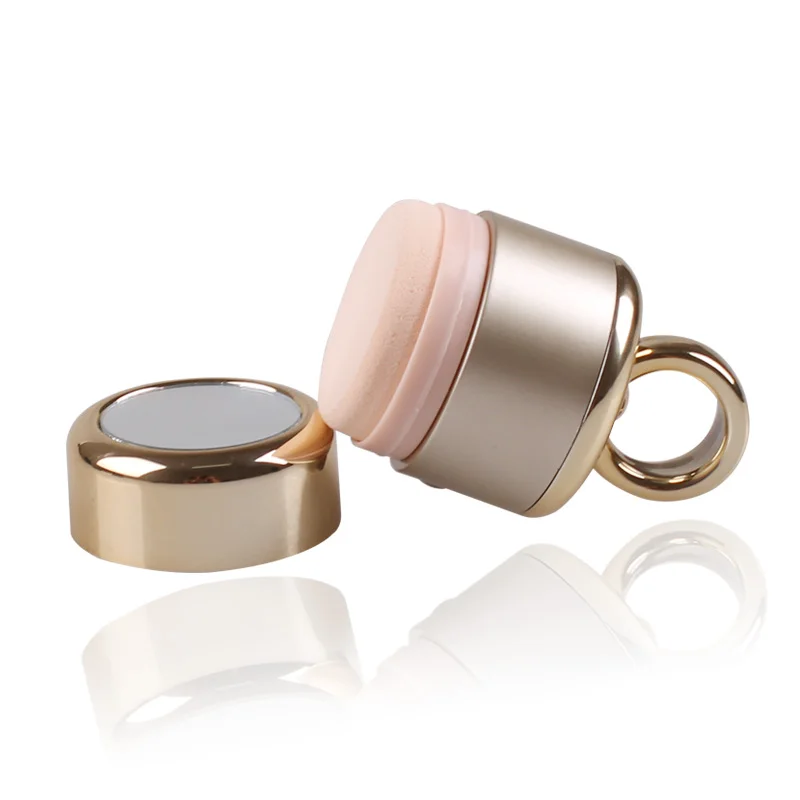 

Cosmetic Puff Makeup Sponge Holder Vibrating Powder Puff Buff Puff Facial Sponge, Pink, golden