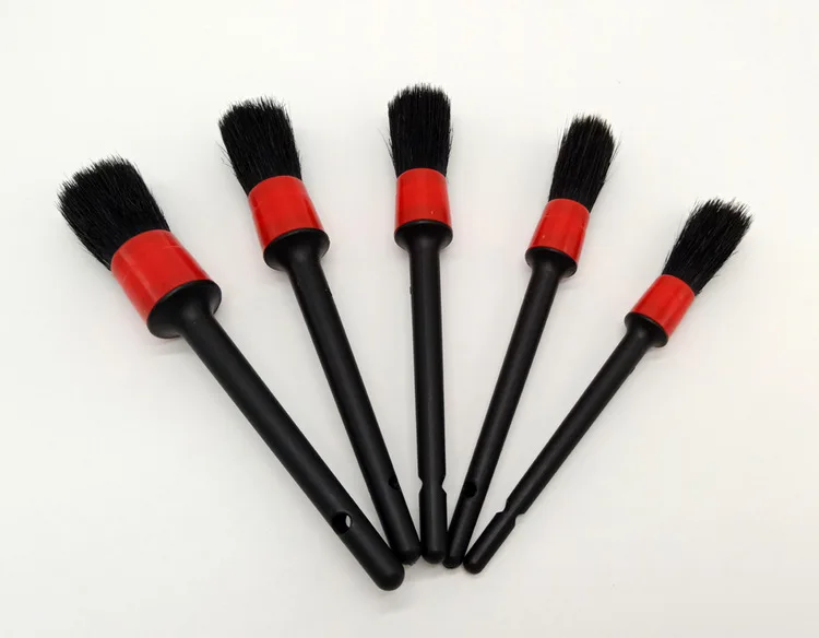 Master D71025 688 Plastic Handle Round Brush Soft Bristle Hair 5pcs Car ...