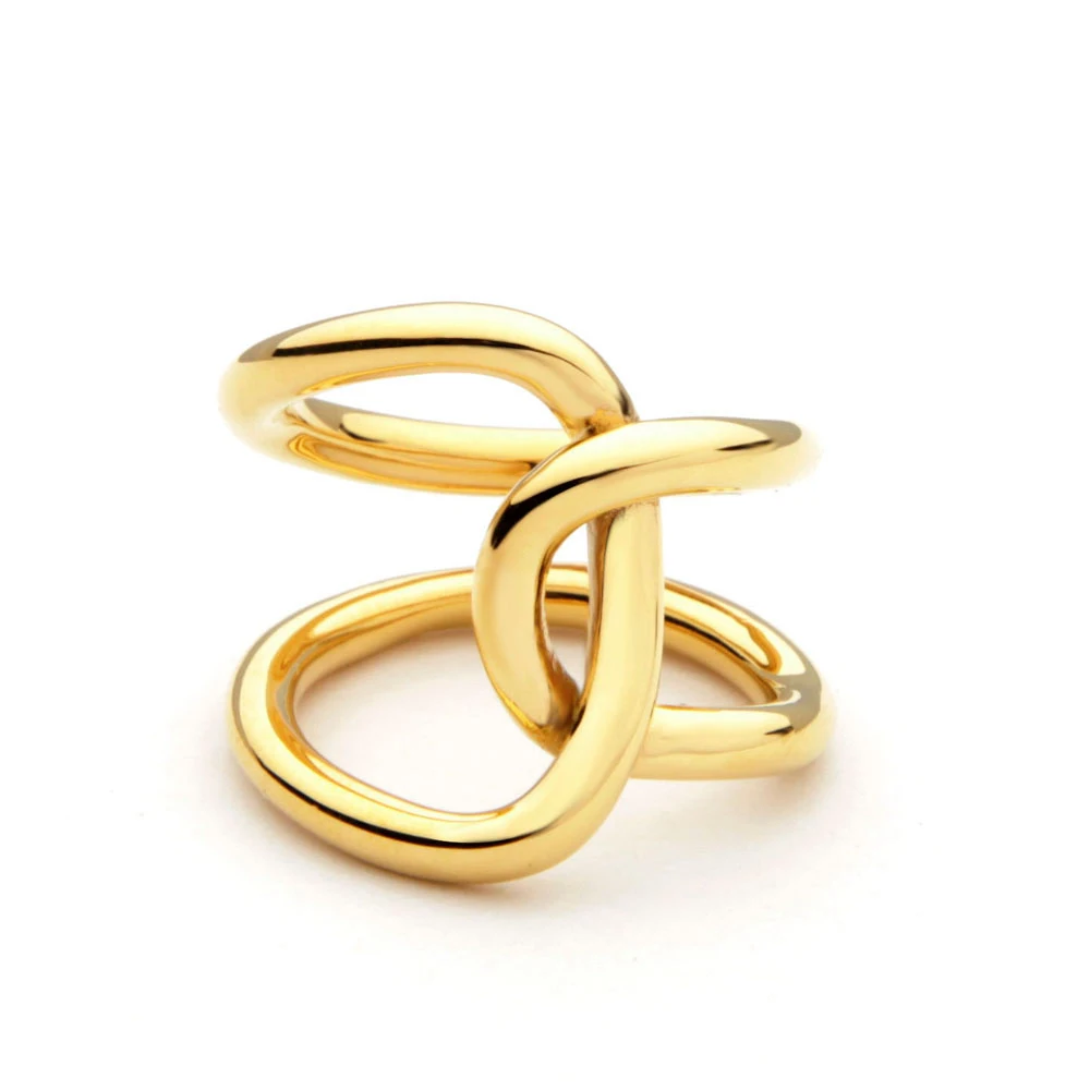 

Double Line Cross winding Rings For Women infinity Rings Gifts Unique Design Fashion Jewelry Anel Feminino, Customized color