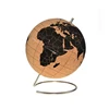 Hot Sell Primary Base Black Printing Metal Base Cork Globe