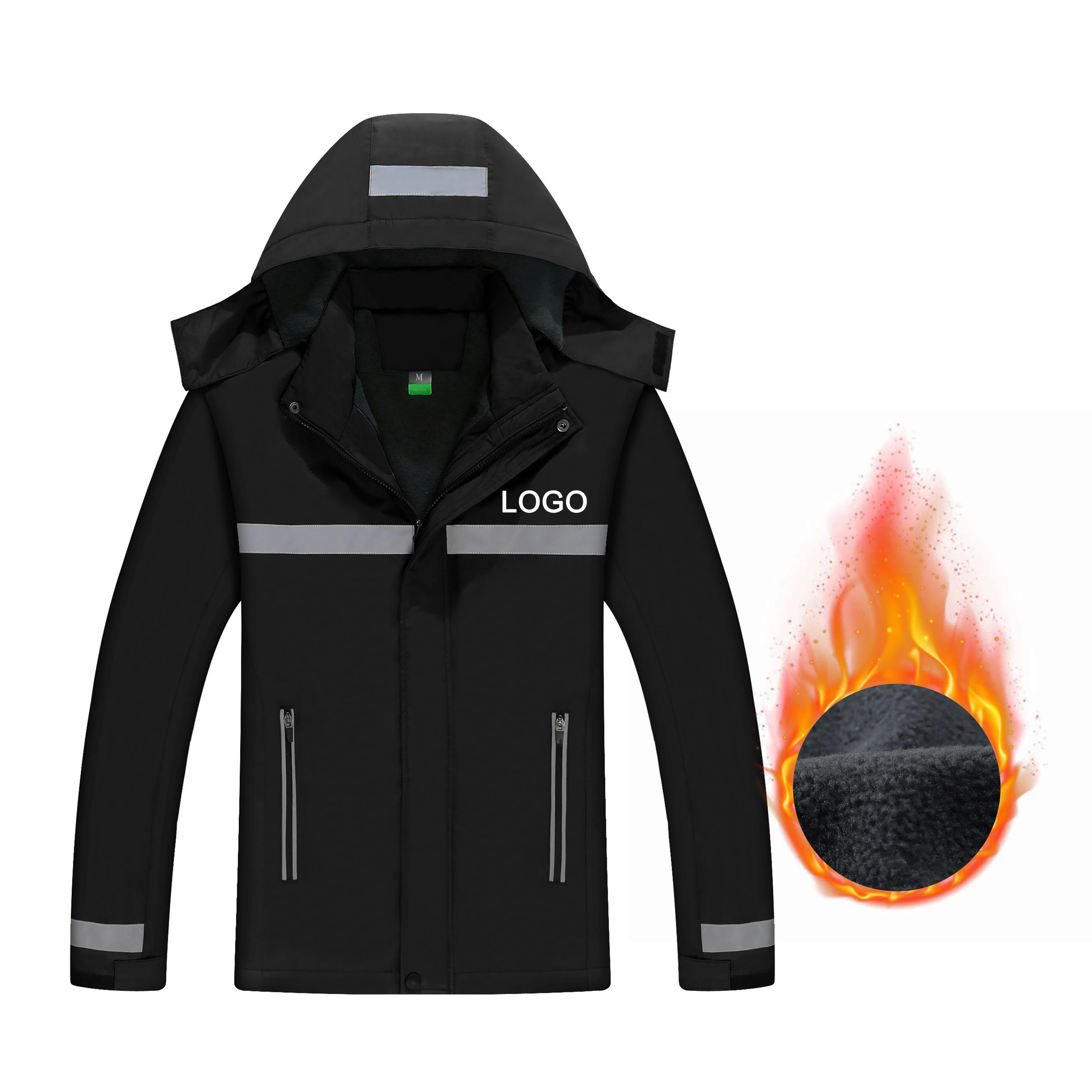 

Custom Men Workout Clothes Windproof Outdoor Jacket Winter Softshell Jacket