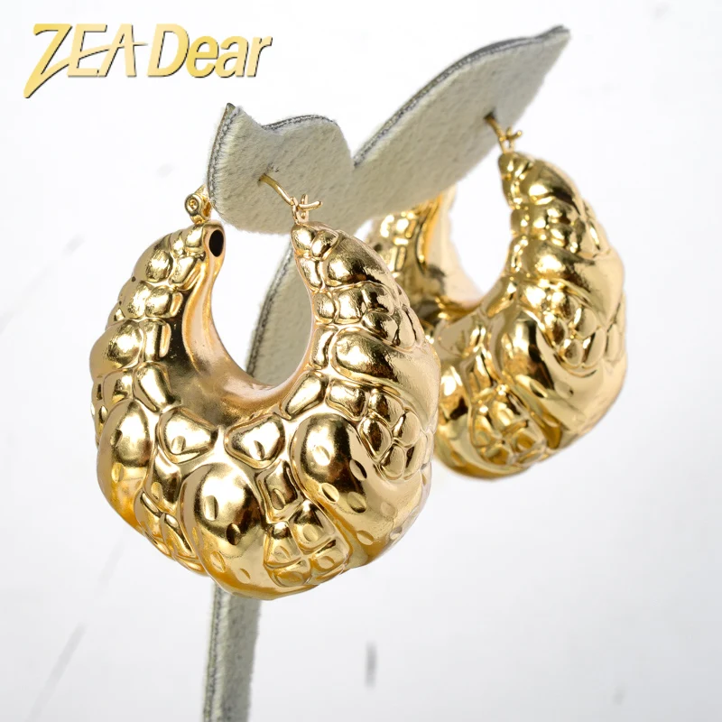 

Zeadear jewelry Bohemian statement earrings exaggerated earings Fashion party gold earrings for women