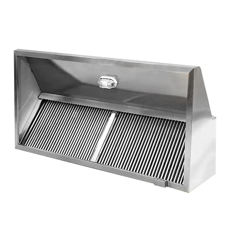 
Commercial hotel stainless steel wall-mounted kitchen range hood exhaust hood 