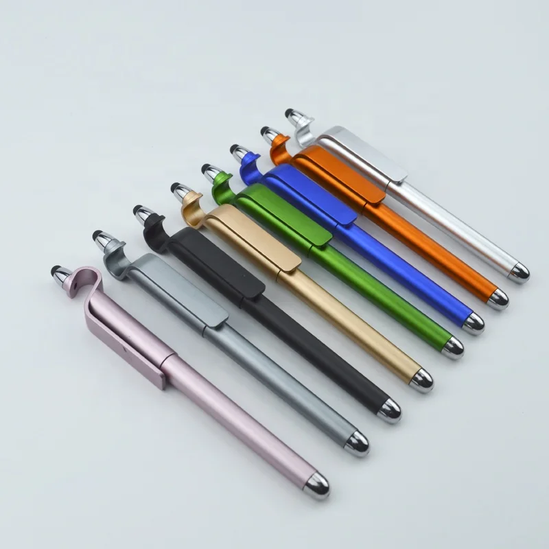 
Promotional Multi Function Mobile Phone Stand Touch Pen with Screen stylus 