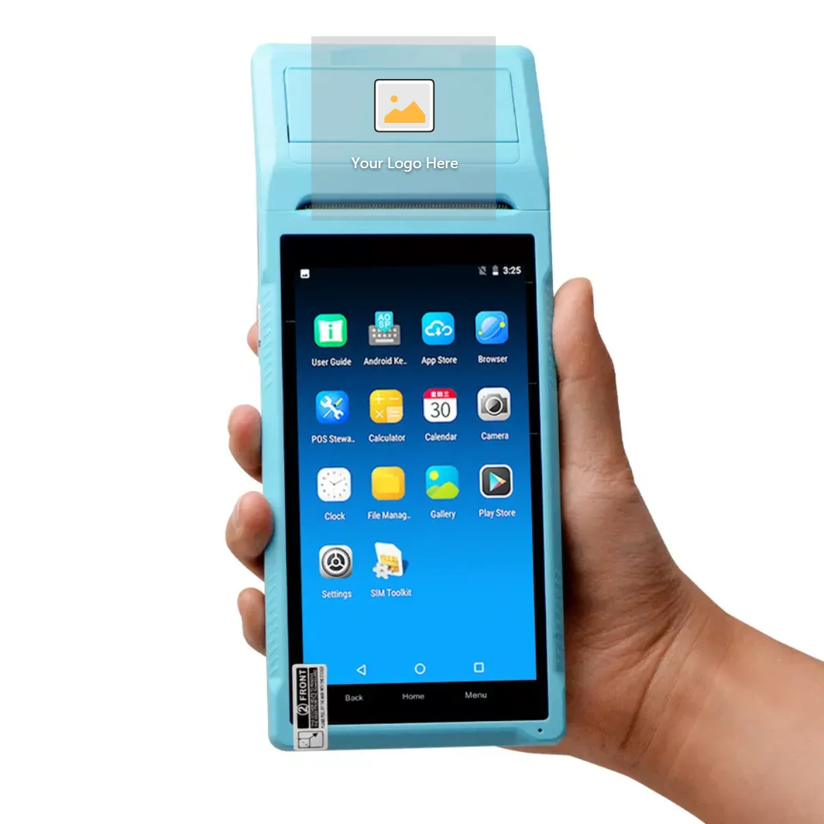

OWNFOLK 4G handheld pos android PDA built-in 58mm thermal printer scan QR code 2G RAM and 16G SSD storage