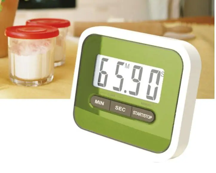 

99mins Magnetic digital countdown timer, White, black, green